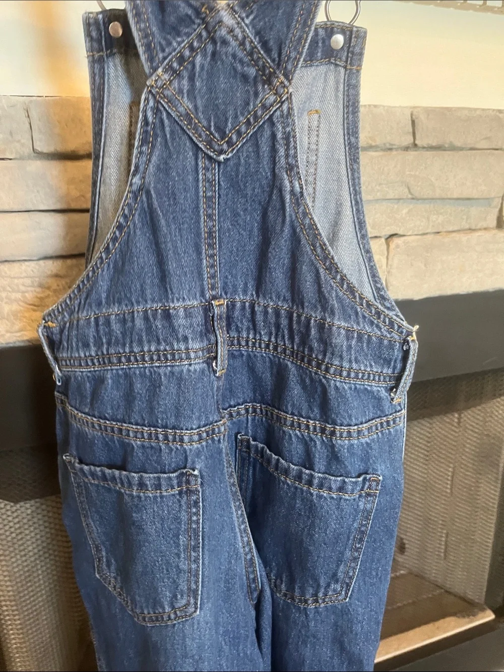Girls Denim Overalls